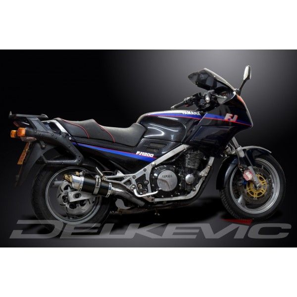 Delkevic slip-on kit Round Carbon 200mm - FJ1200 (3CV) (1988-1990)