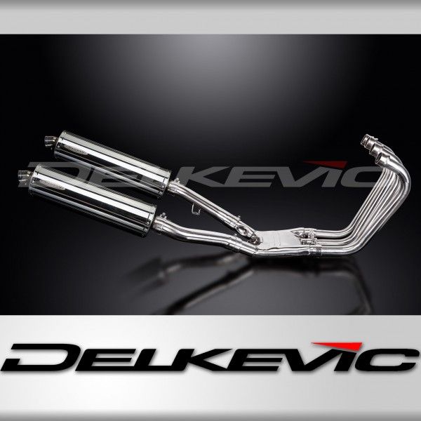 Delkevic volledig systeem Oval RVS 450mm - FJ1200 (3XW) (1991-1996)