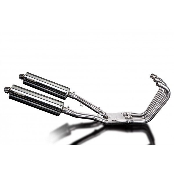 Delkevic volledig systeem Oval RVS 450mm - FJ1200 (3XW) (1991-1996)