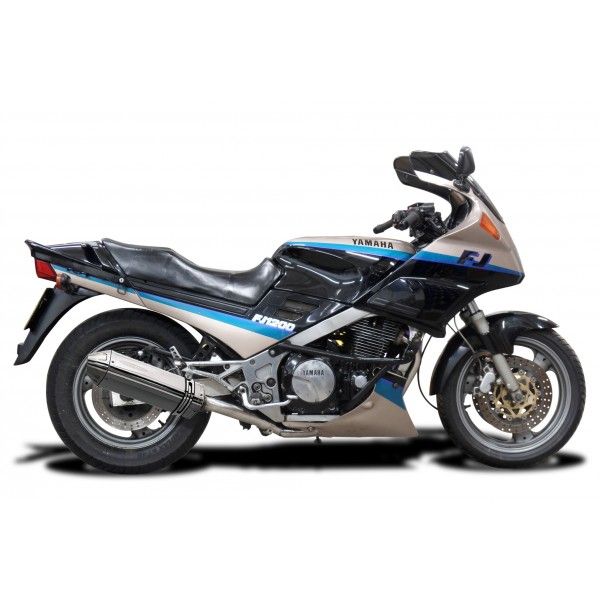 Delkevic volledig systeem Tri-Oval RVS 320mm - FJ1200 (3XW) (1991-1996)