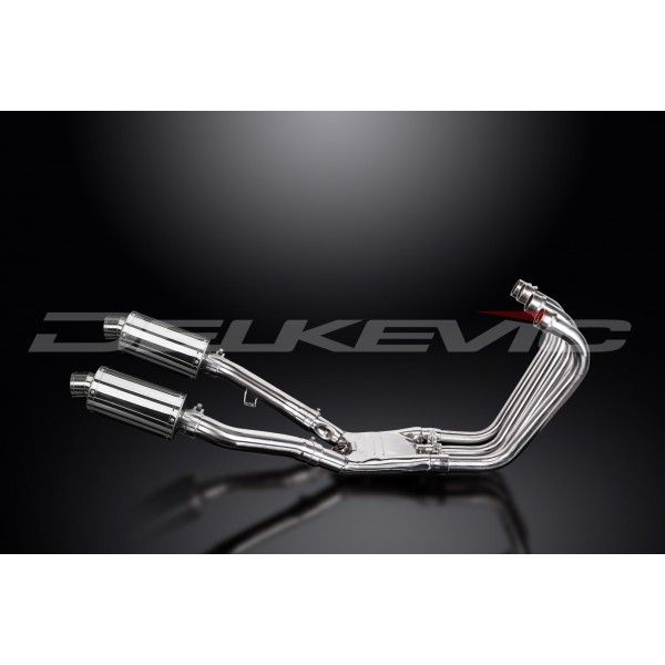 Delkevic volledig systeem Oval RVS 225mm - FJ1200 (3XW) (1991-1996)