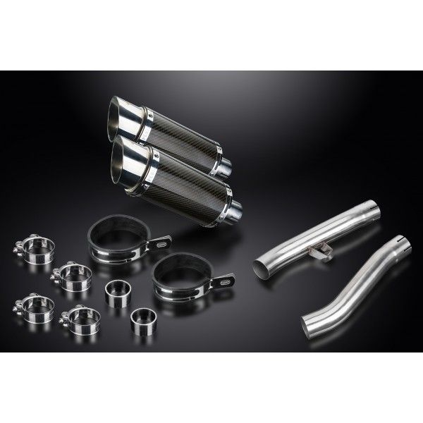 Delkevic slip-on kit Round Carbon 200mm - FJ1200 (3XW) (1991-1996)