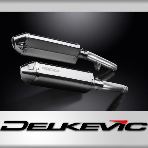 Delkevic slip-on kit Tri-Oval RVS 320mm - FJ1200 (3XW) (1991-1996)