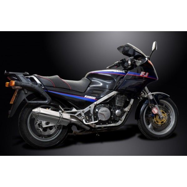 Delkevic slip-on kit Tri-Oval RVS 320mm - FJ1200 (3XW) (1991-1996)