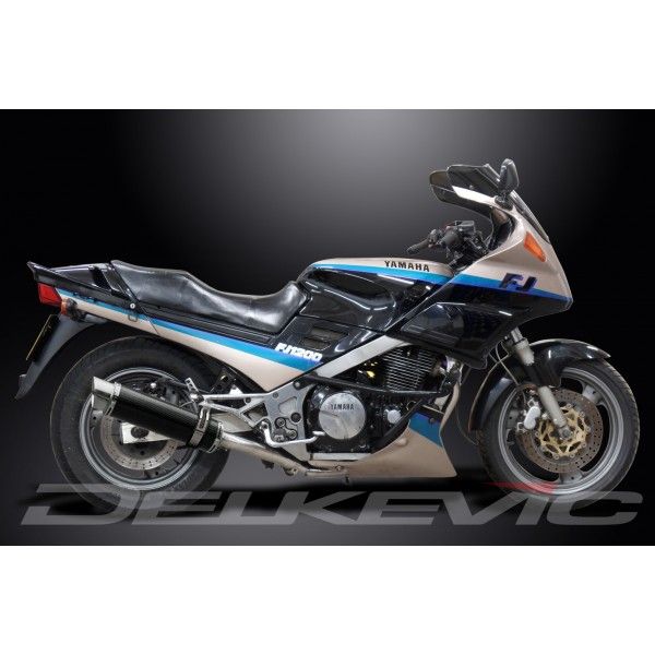 Delkevic slip-on kit Round Carbon 350mm - FJ1200 (3XW) (1991-1996)