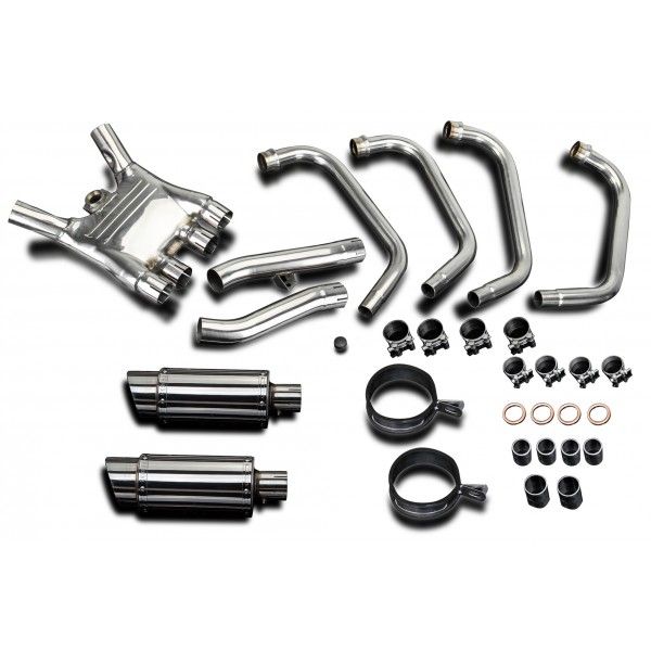 Delkevic volledig systeem Round RVS 200mm - FJ1100 (1984-1985)