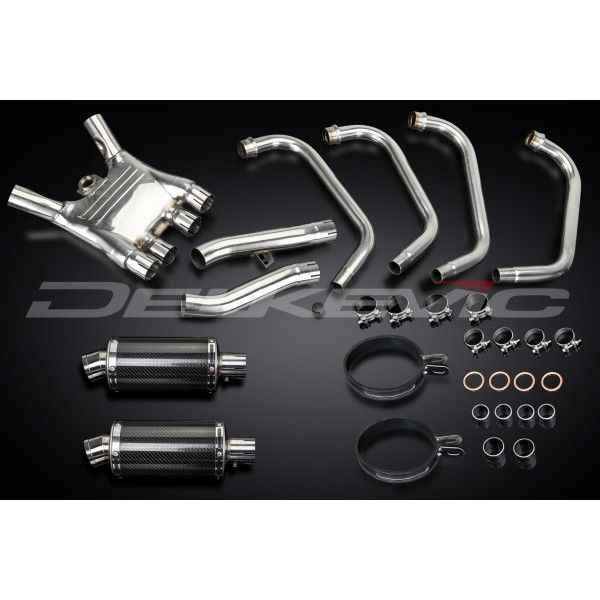 Delkevic volledig systeem Oval Carbon 225mm - FJ1100 (1984-1985)