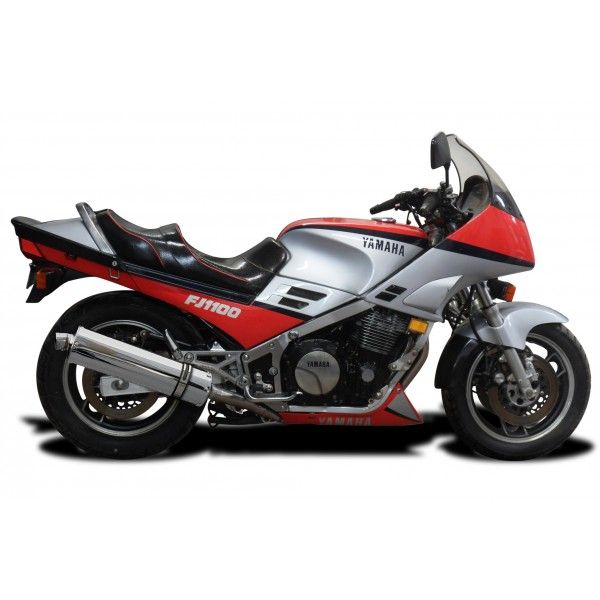 Delkevic volledig systeem Oval RVS 350mm - FJ1100 (1984-1985)