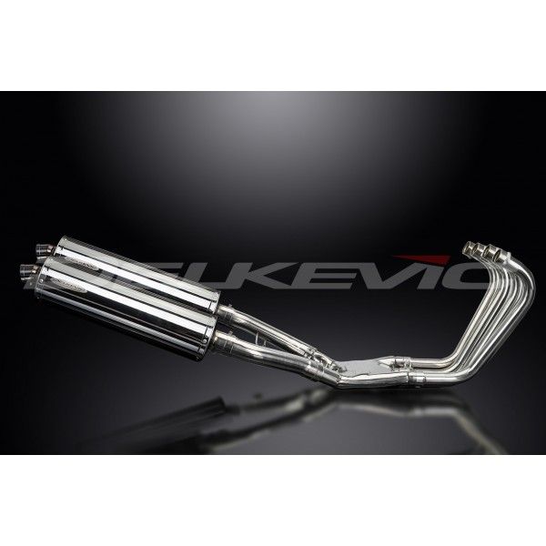 Delkevic volledig systeem Oval RVS 450mm - FJ1100 (1984-1985)