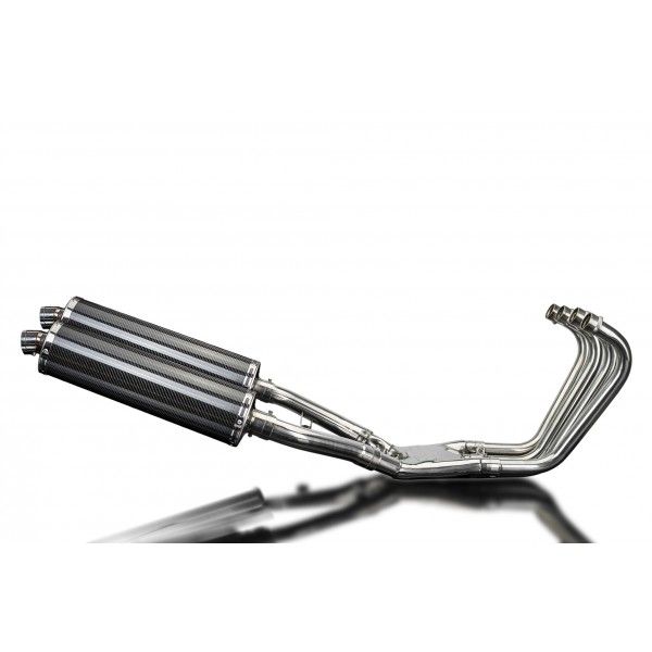 Delkevic volledig systeem Oval Carbon 450mm - FJ1100 (1984-1985)