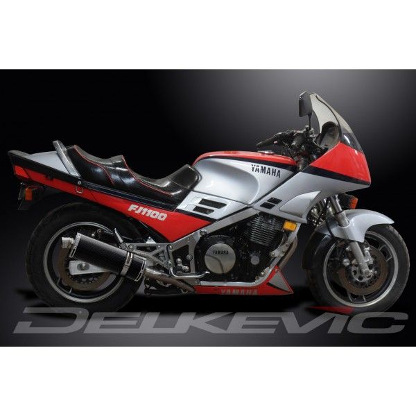 Delkevic volledig systeem Oval Carbon 350mm - FJ1100 (1984-1985)