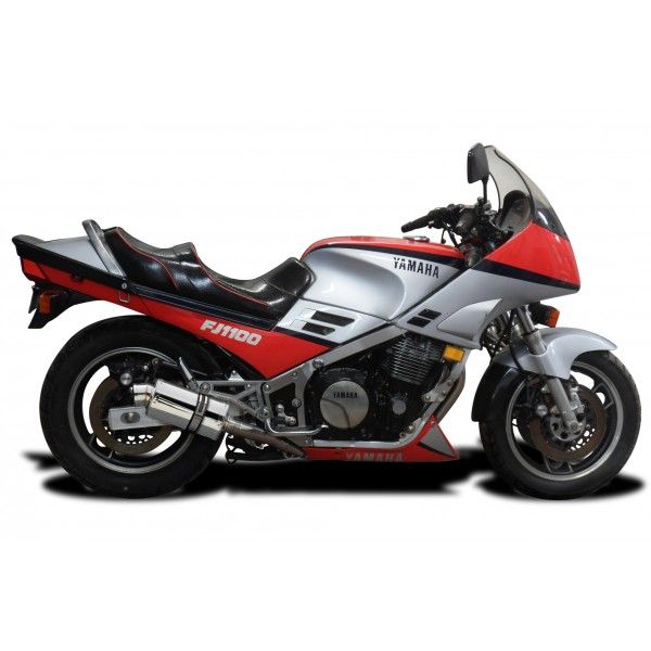 Delkevic volledig systeem Oval RVS 225mm - FJ1100 (1984-1985)