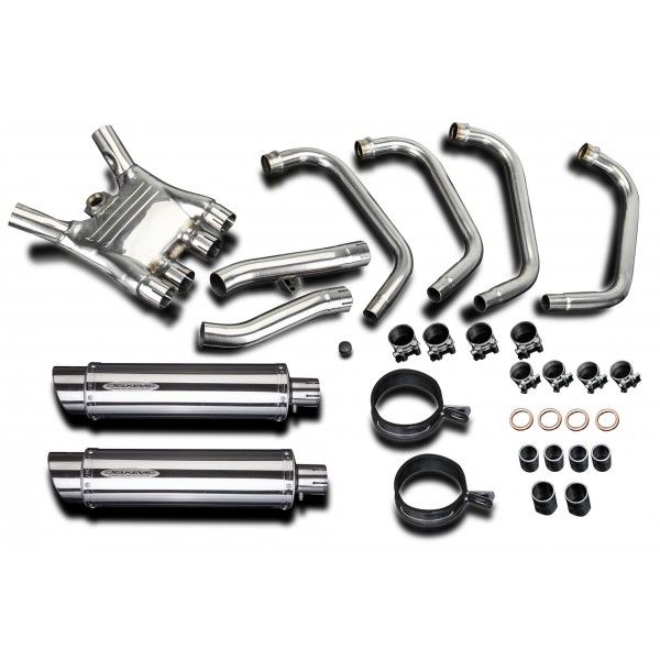 Delkevic volledig systeem Round RVS 350mm - FJ1100 (1984-1985)