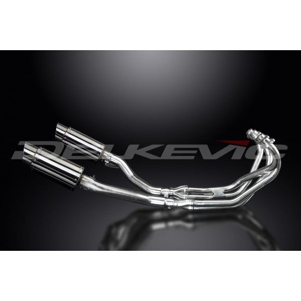 Delkevic volledig systeem Round RVS 200mm - XJ600 DIVERSION (1992-2004)
