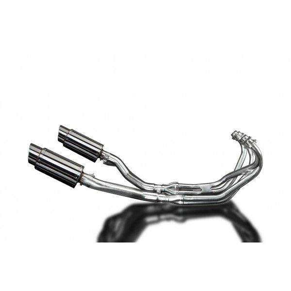 Delkevic volledig systeem Round RVS 200mm - XJ600 DIVERSION (1992-2004)