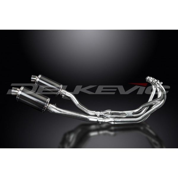 Delkevic volledig systeem Oval Carbon 225mm - XJ600 DIVERSION (1992-2004)