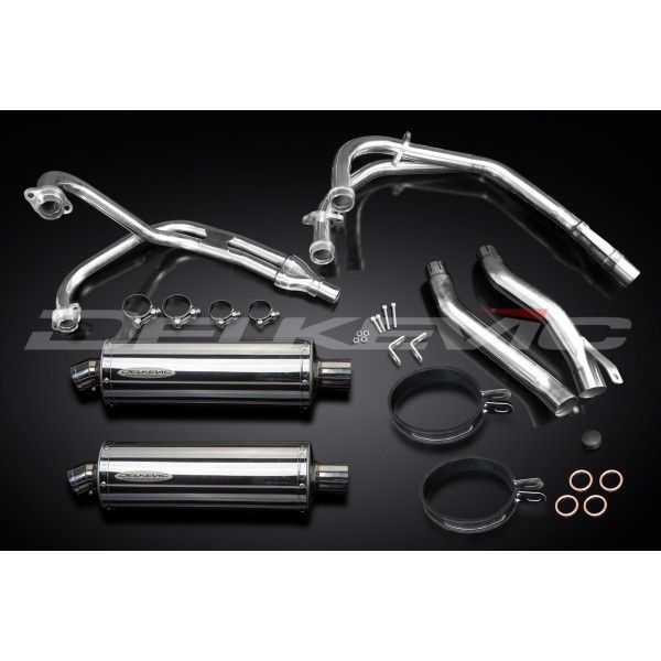 Delkevic volledig systeem Oval RVS 350mm - XJ600 DIVERSION (1992-2004)
