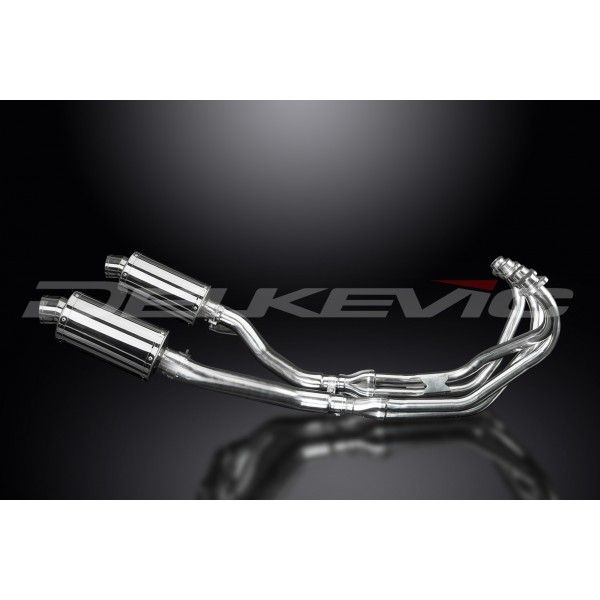 Delkevic volledig systeem Oval RVS 225mm - XJ600 DIVERSION (1992-2004)