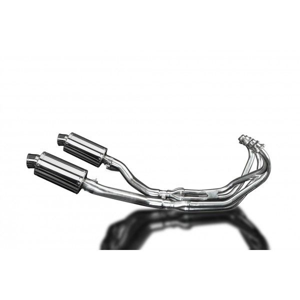 Delkevic volledig systeem Oval RVS 225mm - XJ600 DIVERSION (1992-2004)