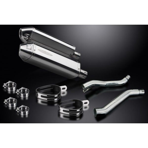 Delkevic slip-on kit Tri-Oval RVS 320mm - XJ600S/N DIVERSION (1992-2004)