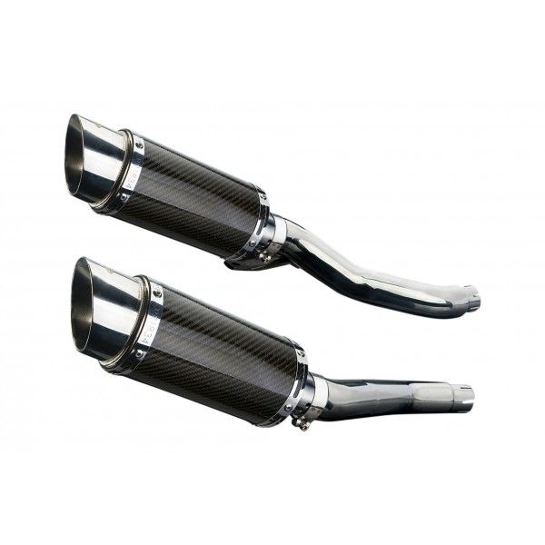 Delkevic slip-on kit Round Carbon 200mm - XJ600S/N DIVERSION (1992-2004)