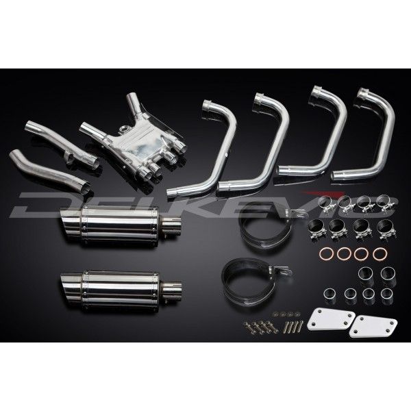 Delkevic volledig systeem Round RVS 200mm - XJR1300/SP (1998-2006)