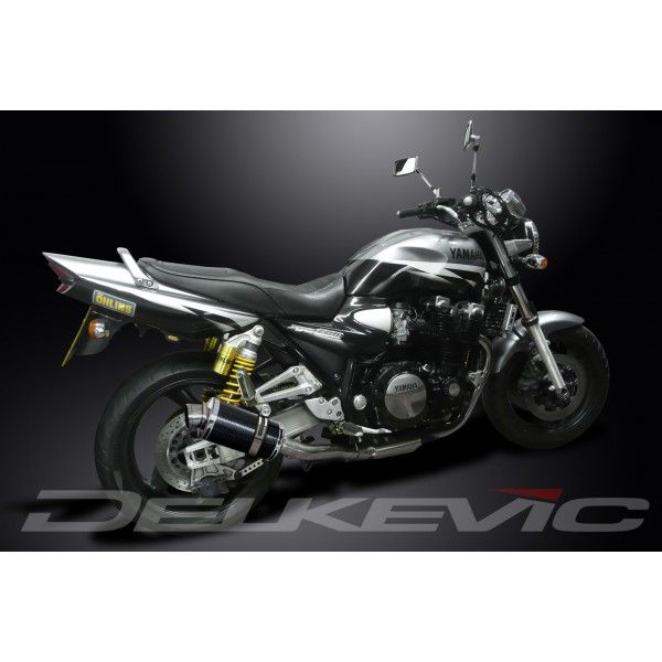 Delkevic volledig systeem Oval Carbon 225mm - XJR1300/SP (1998-2006)