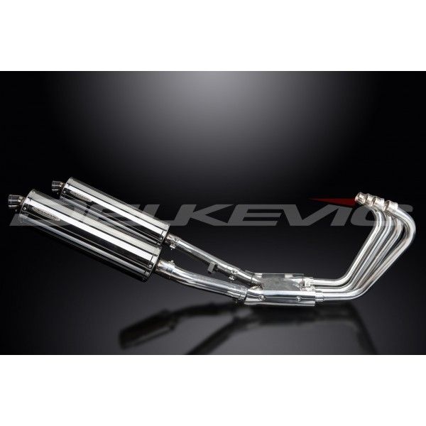 Delkevic volledig systeem Oval RVS 450mm - XJR1300/SP (1998-2006)