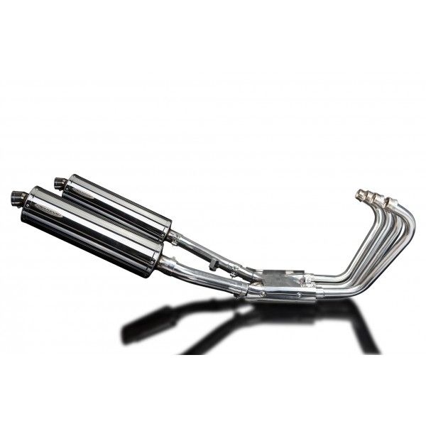 Delkevic volledig systeem Oval RVS 450mm - XJR1300/SP (1998-2006)