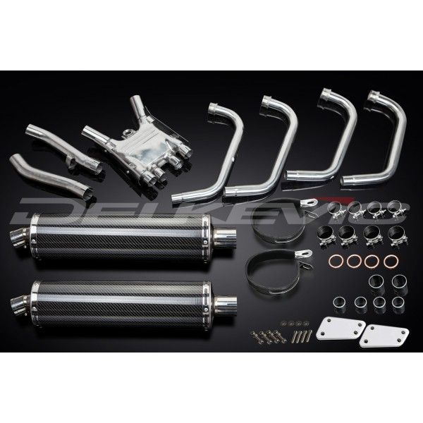 Delkevic volledig systeem Oval Carbon 450mm - XJR1300/SP (1998-2006)