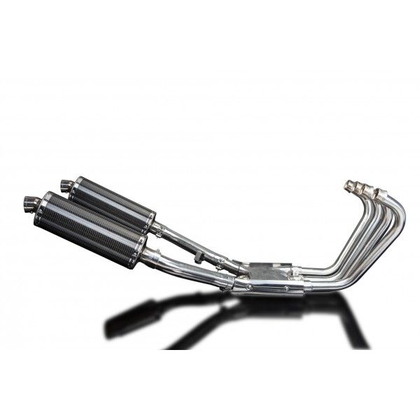 Delkevic volledig systeem Oval Carbon 350mm - XJR1300/SP (1998-2006)