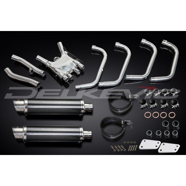 Delkevic volledig systeem Round Carbon 350mm - XJR1300/SP (1998-2006)