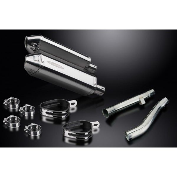 Delkevic slip-on kit Tri-Oval RVS 320mm - XJR1300/SP (1998-2007)