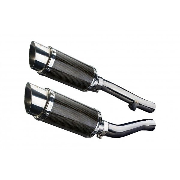 Delkevic slip-on kit Round Carbon 200mm - XJR1300 (2004-2006)