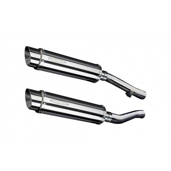 Delkevic slip-on kit Round RVS 350mm - XJR1300 (2004-2006)