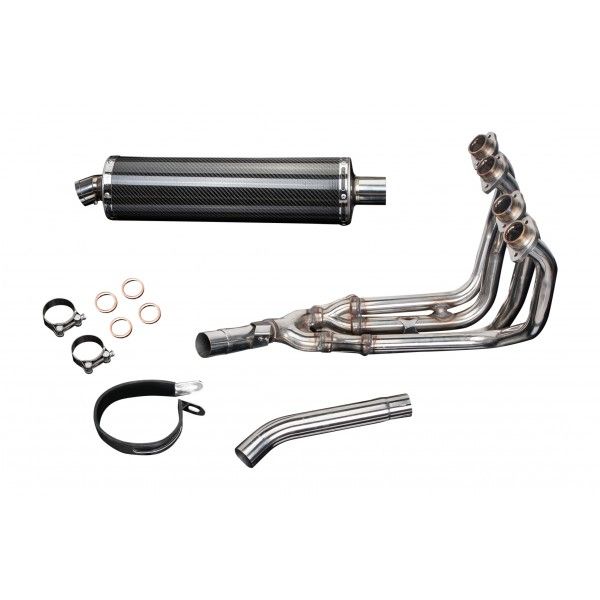 Delkevic volledig systeem Oval Carbon 450mm - FZR600R FOXEYE (1994-1996)