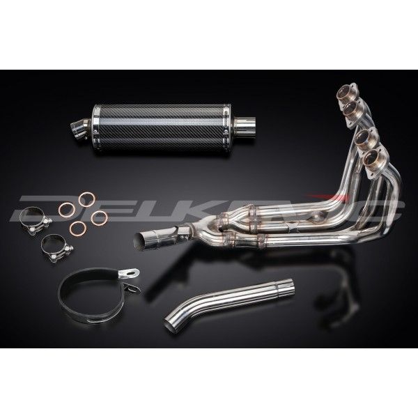 Delkevic volledig systeem Oval Carbon 350mm - FZR600R FOXEYE (1994-1996)