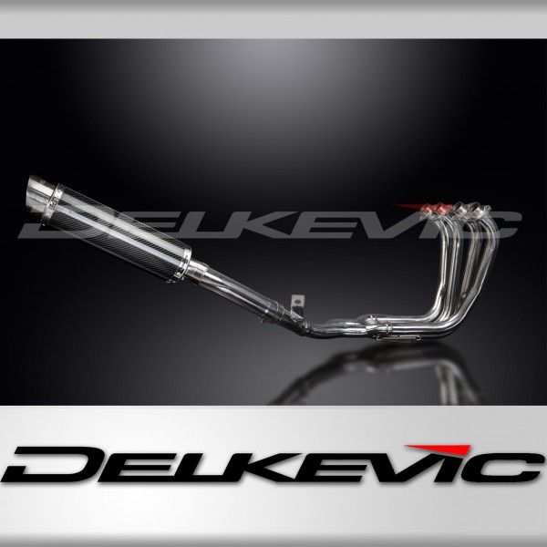 Delkevic volledig systeem Round Carbon 350mm - FZS600 FAZER (1998-2003)
