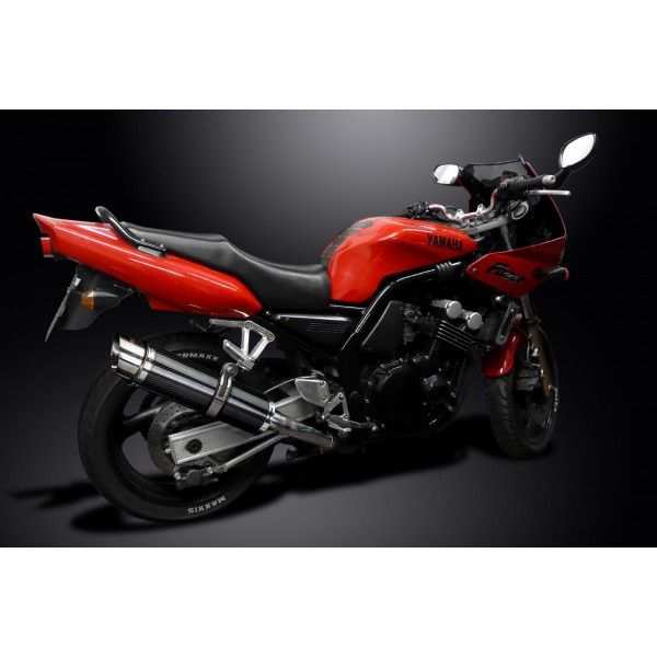 Delkevic volledig systeem Round Carbon 350mm - FZS600 FAZER (1998-2003)