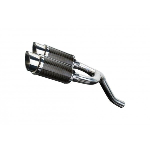 Delkevic slip-on kit Round Carbon 200mm - MT-03 (2005-2015)