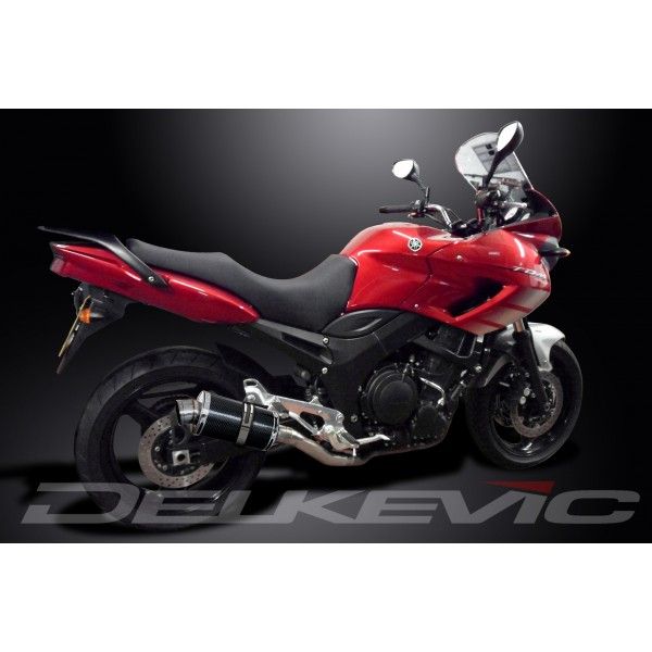 Delkevic slip-on kit Oval Carbon 225mm - TDM900 (2002-2013)