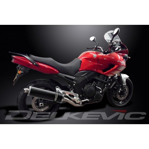 Delkevic slip-on kit Oval Carbon 450mm - TDM900 (2002-2013)