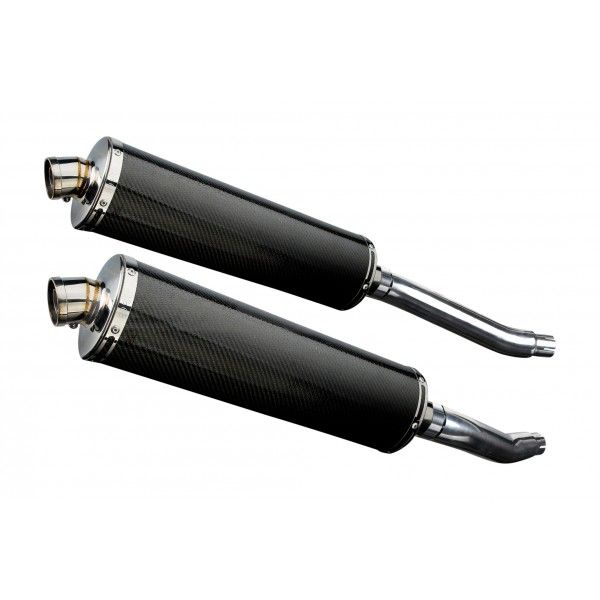 Delkevic slip-on kit Oval Carbon 450mm - TDM900 (2002-2013)