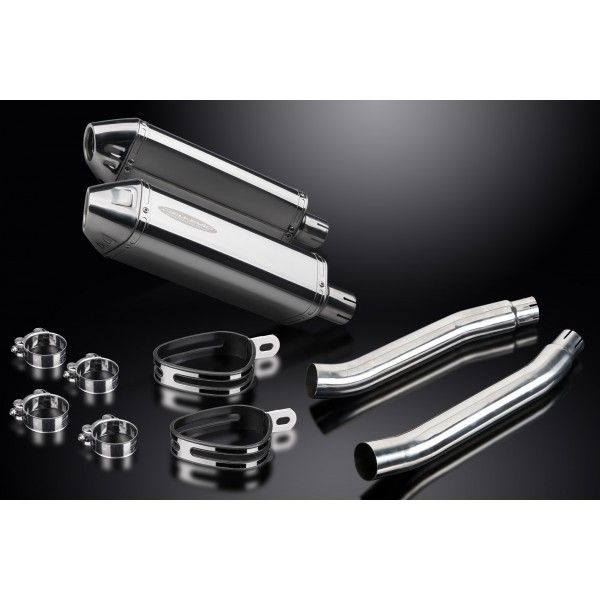 Delkevic slip-on kit Tri-Oval RVS 320mm - TDM900 (2002-2013)