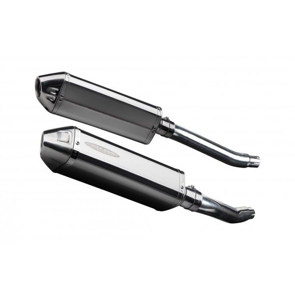 Delkevic slip-on kit Tri-Oval RVS 320mm - TDM900 (2002-2013)