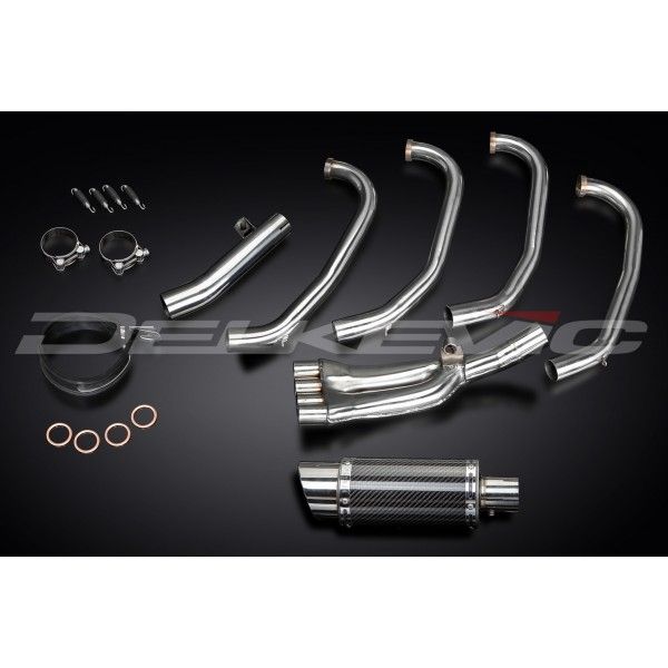 Delkevic volledig systeem Round Carbon 200mm - CBR600F (1987-1990)
