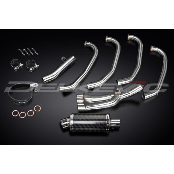 Delkevic volledig systeem Oval Carbon 225mm - CBR600F (1987-1990)