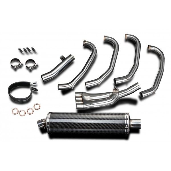 Delkevic volledig systeem Oval Carbon 450mm - CBR600F (1987-1990)