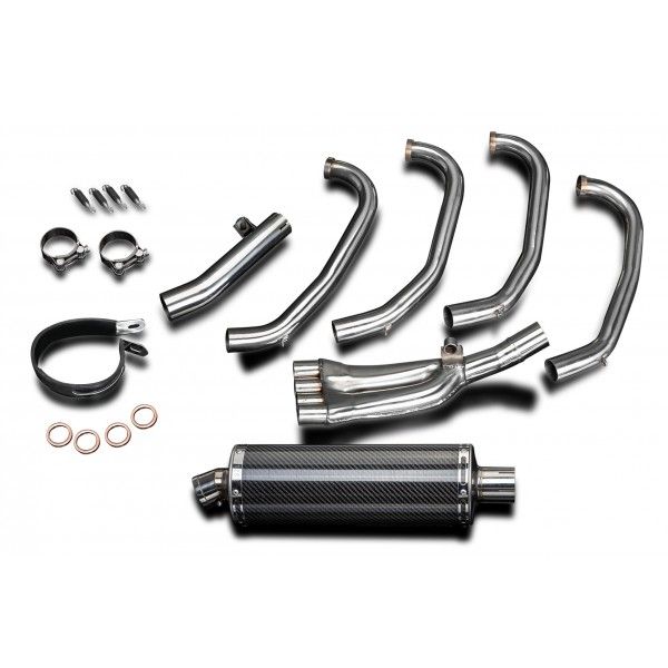 Delkevic volledig systeem Oval Carbon 350mm - CBR600F (1987-1990)