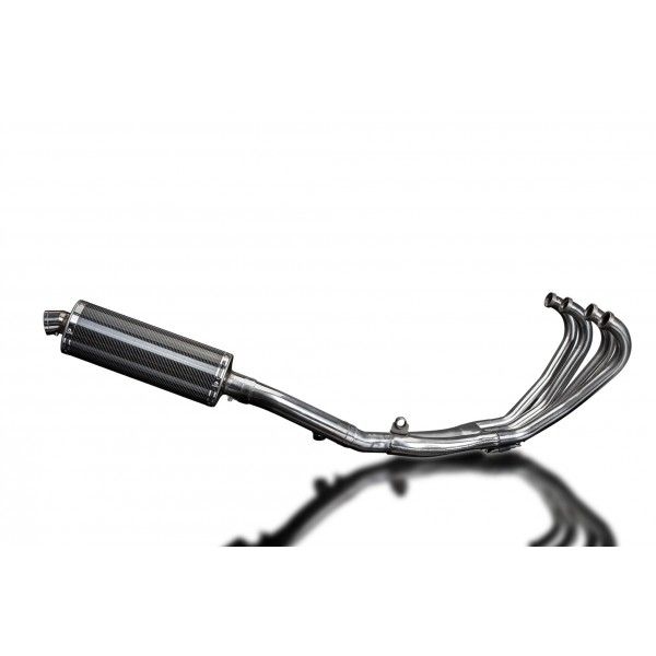 Delkevic volledig systeem Oval Carbon 350mm - CBR600F (1987-1990)